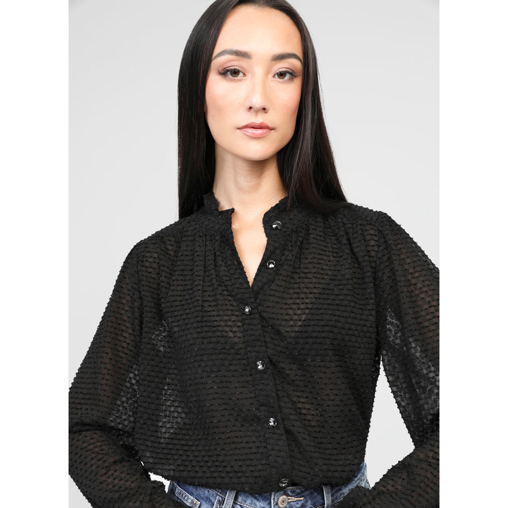 An’ge Sygne Black Blouse