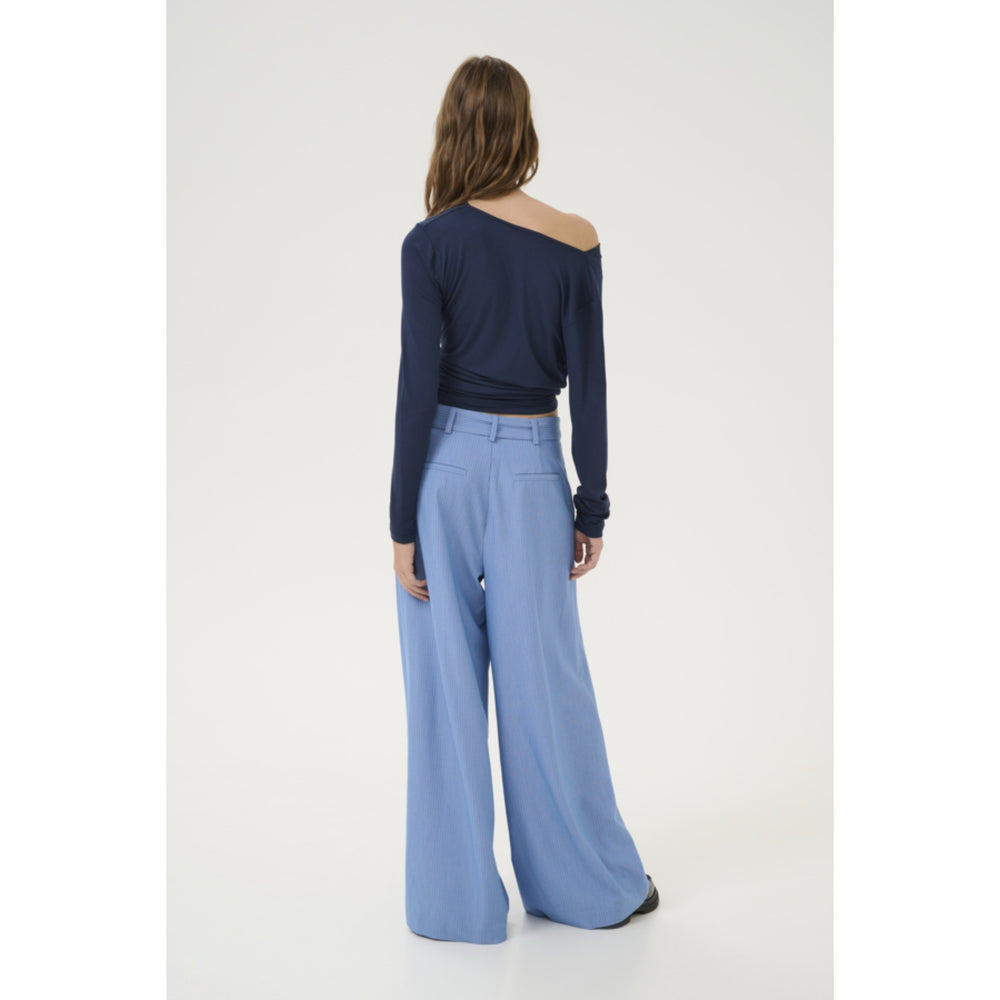 My Essential Wardrobe Vista Waterfall Sapphire Top