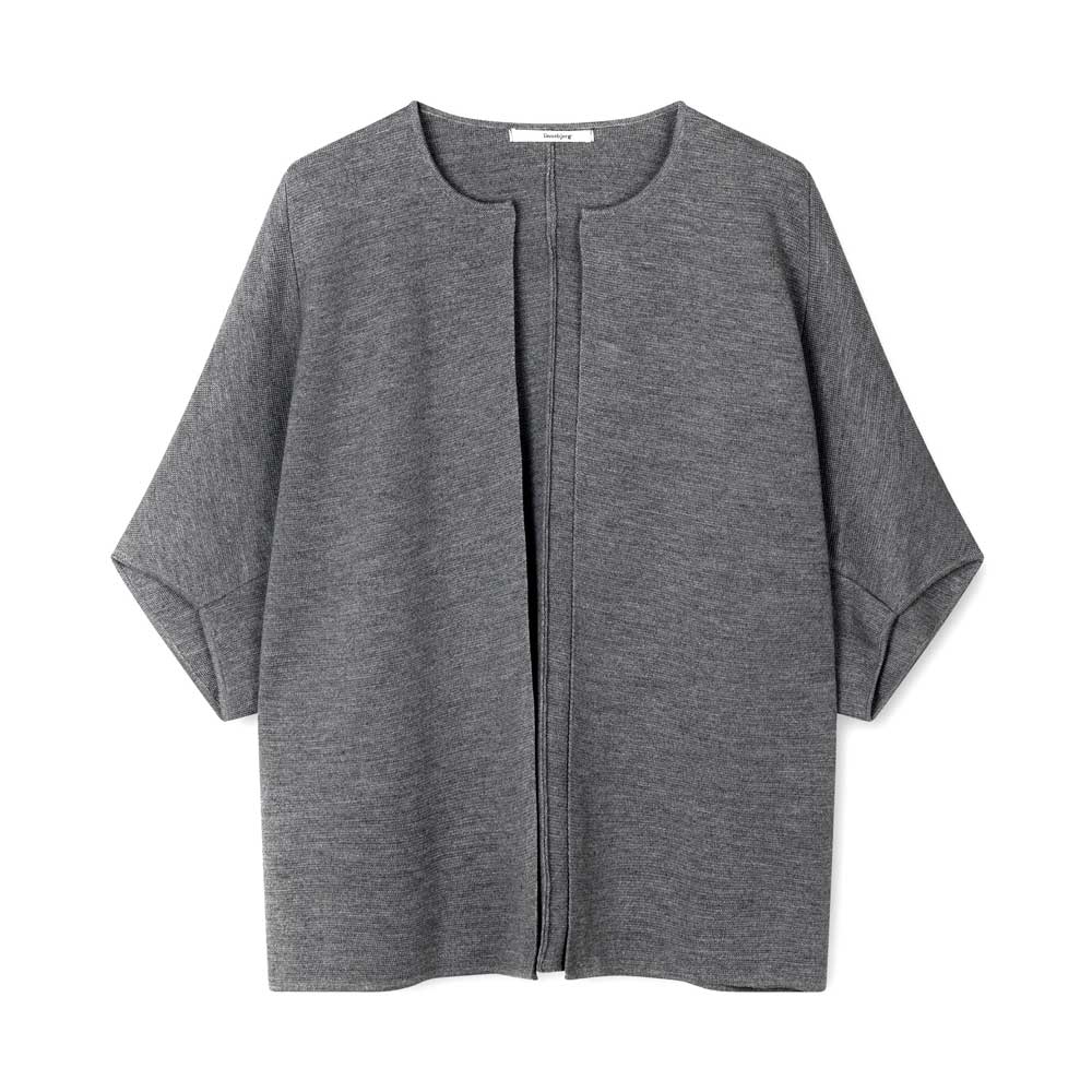 Sibin Linnebjerg Evi Anthracite Kimono Cardigan