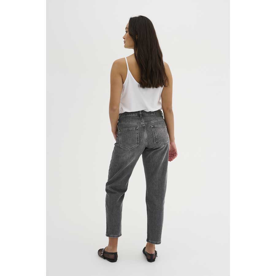 My Essential Wardrobe Mommy Dark Grey Wash Jeans