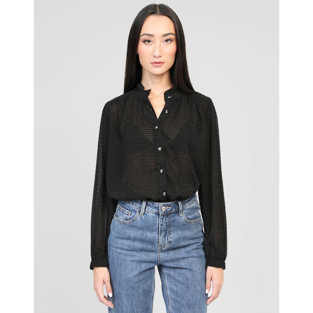 An’ge Sygne Black Blouse