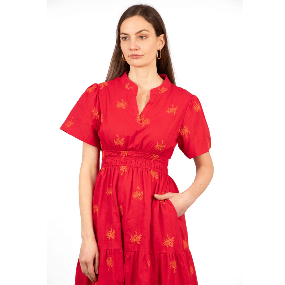 Ines Red Dress