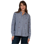 An’ge Soaka Navy Check Shirt
