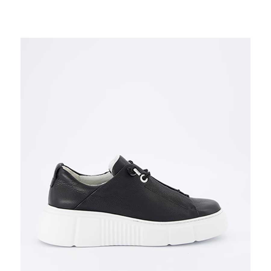 Paul Green Black Wedge Trainers