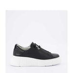 Paul Green Black Wedge Trainers