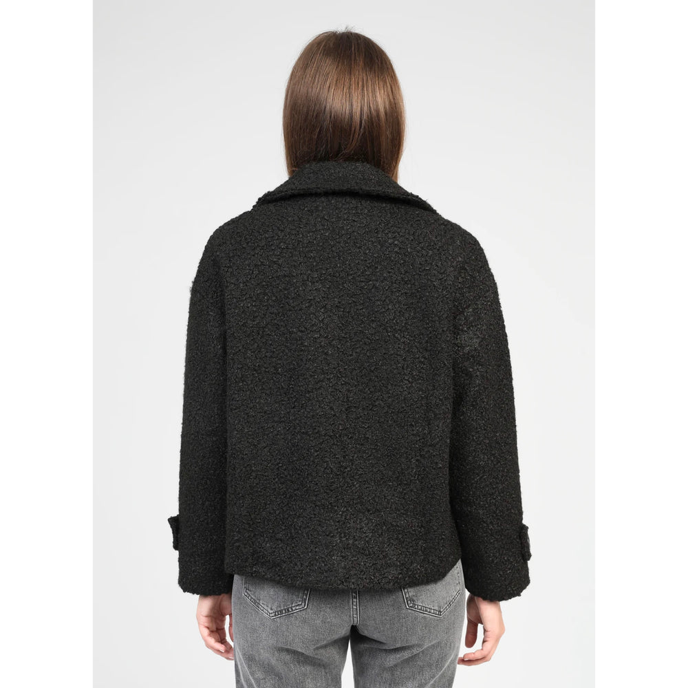 An’ge Catalina Bouclé Black Jacket