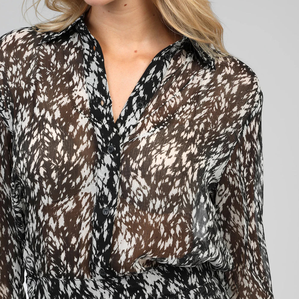 An’ge Sabery Print Blouse