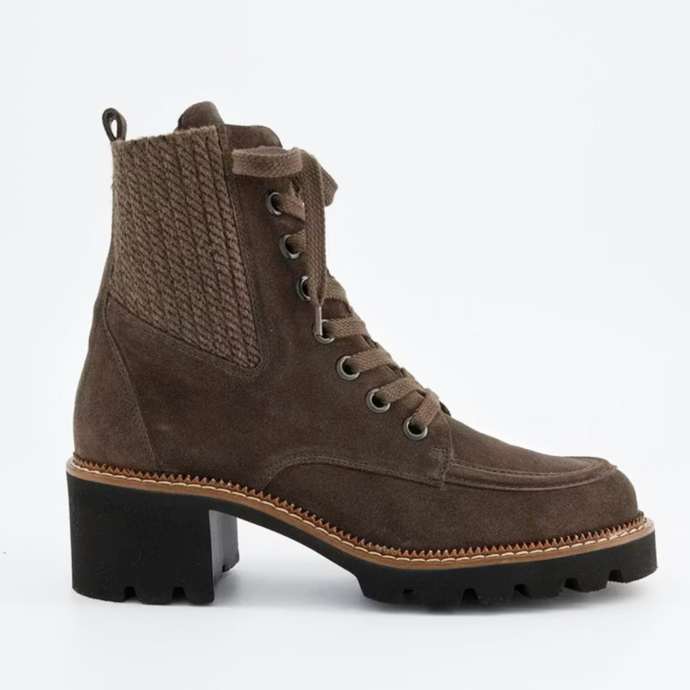 Paul Green Mocca Lace-Up Ankle Boots