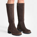 Paul Green Mocca Knee HIgh Suede Boots