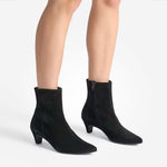 Paul Green Black Suede Ankle Boots
