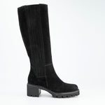 Paul Green Black Knee HIgh Suede Boots