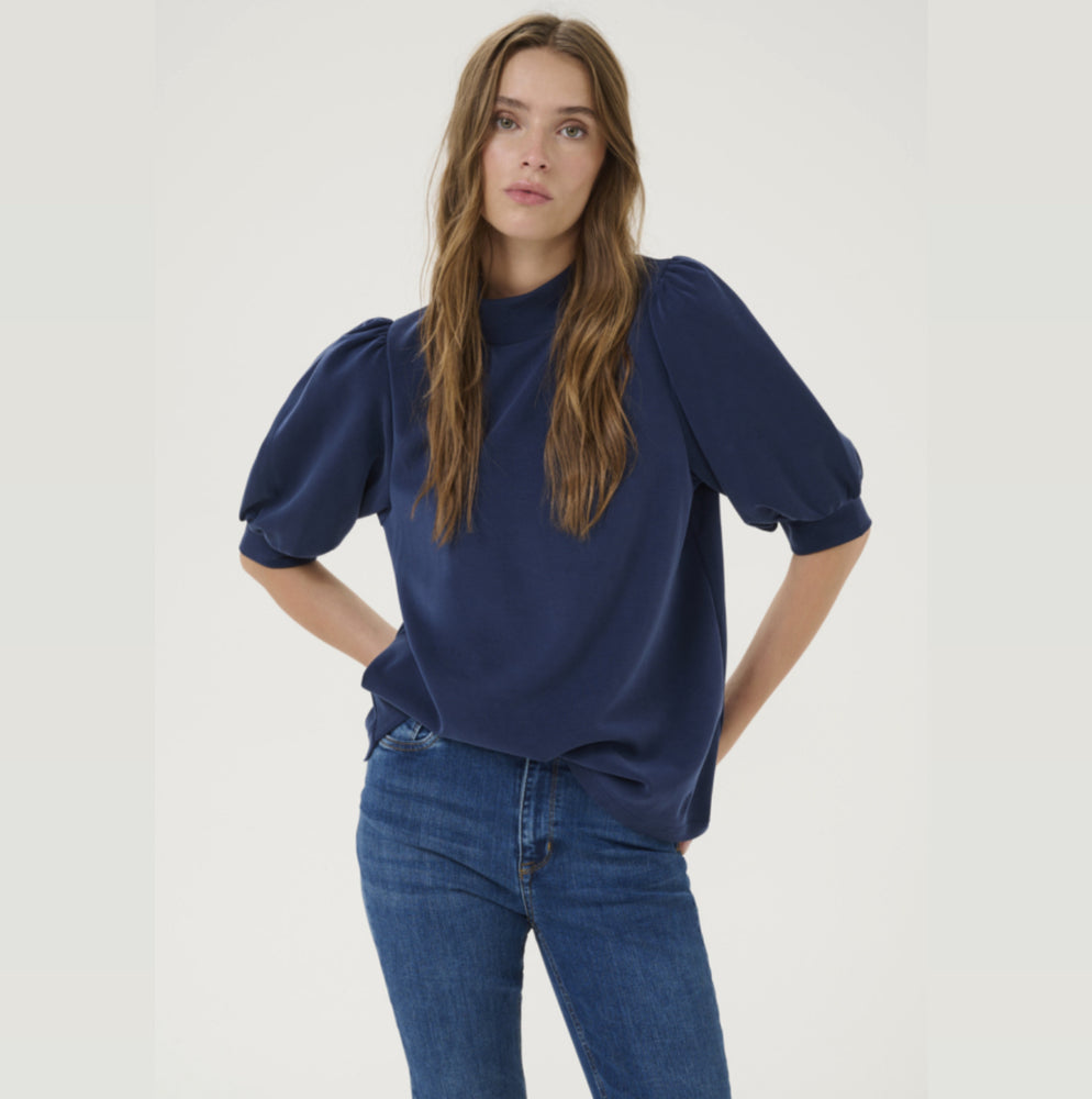 My Essential Wardrobe 21 Puff Total Eclipse Top