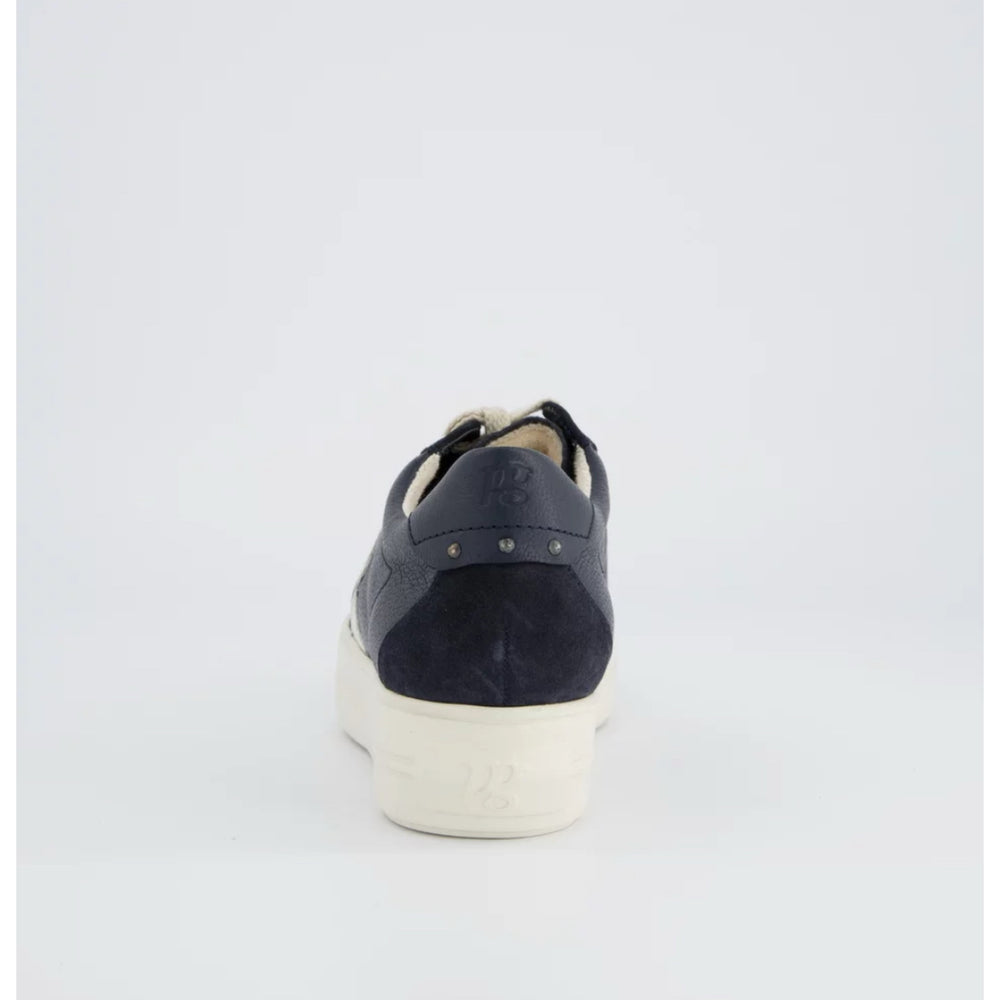 Paul Green Navy Ivory Flatform Trainers
