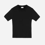 An'ge Lesienna Black Ribbed Top