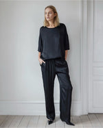 Project AJ117 Black Silky PJ Pants