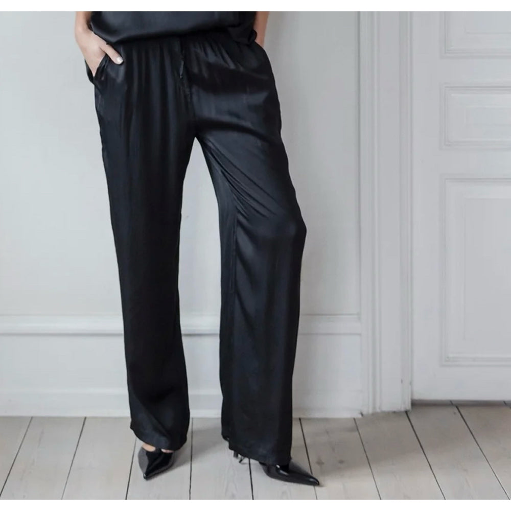 Project AJ117 Black Silky PJ Pants