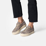 Paul Green Leopard Flatform Trainers