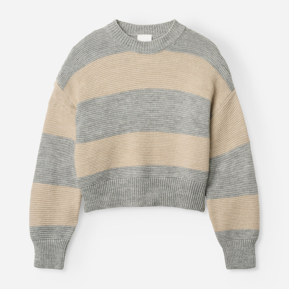Project AJ117 Jo Grey & Sand Sweater