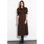 Hazel Brown Leopard Dress