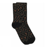 Mp Women Linea Black Leopard Socks