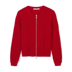 Sibin Linnebjerg Ane Zip Red Cardigan