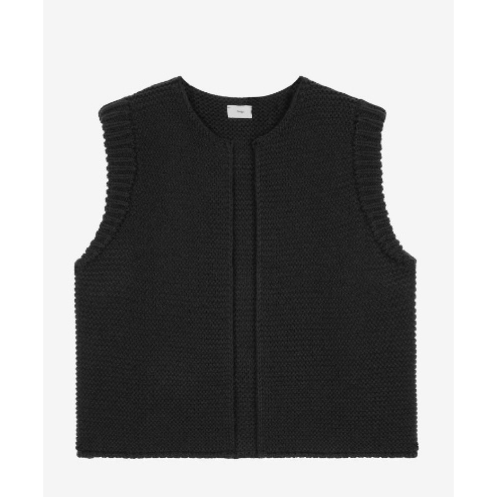 An’ge Legringot Black Knitted Waistcoat