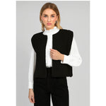 An’ge Legringot Black Knitted Waistcoat