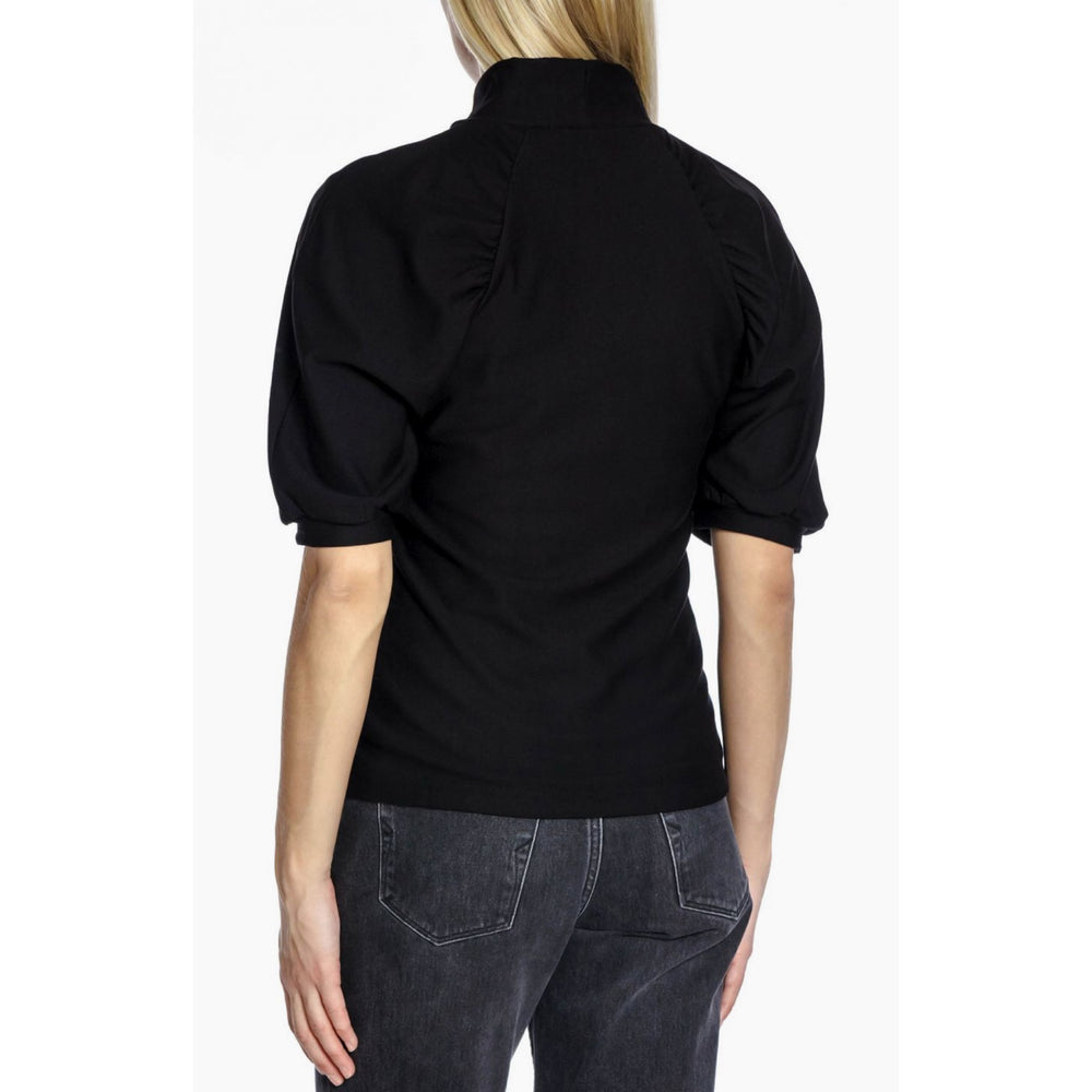 GESTUZ Rifa Puff Black Top