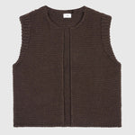 An’ge Legringot Chocolate Knitted Waistcoat