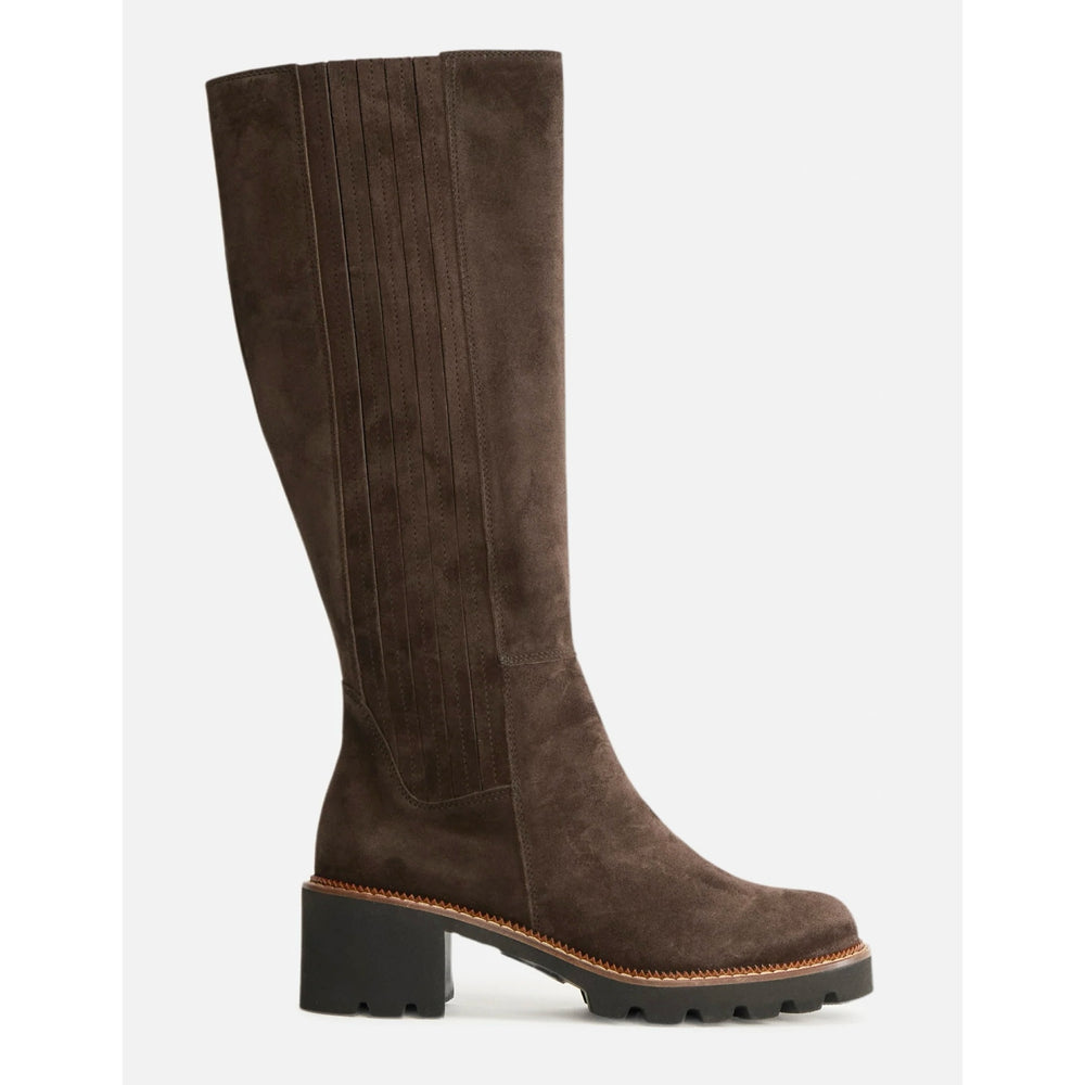 Paul Green Mocca Knee HIgh Suede Boots