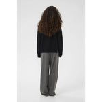 GESTUZ Alpha Black Rollneck Sweater