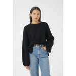 GESTUZ Alpha Black Rollneck Sweater