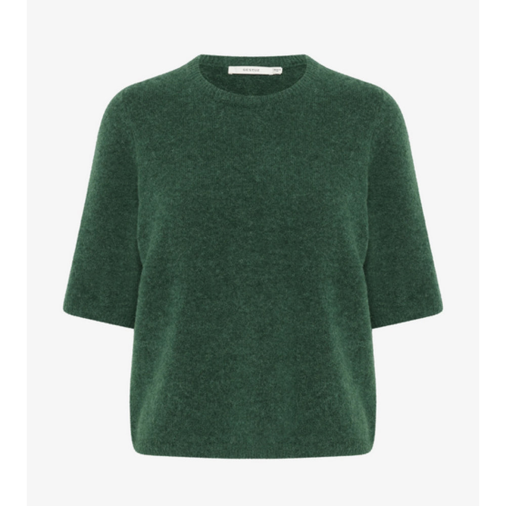 GESTUZ Alpha Tee Green Posy Sweater