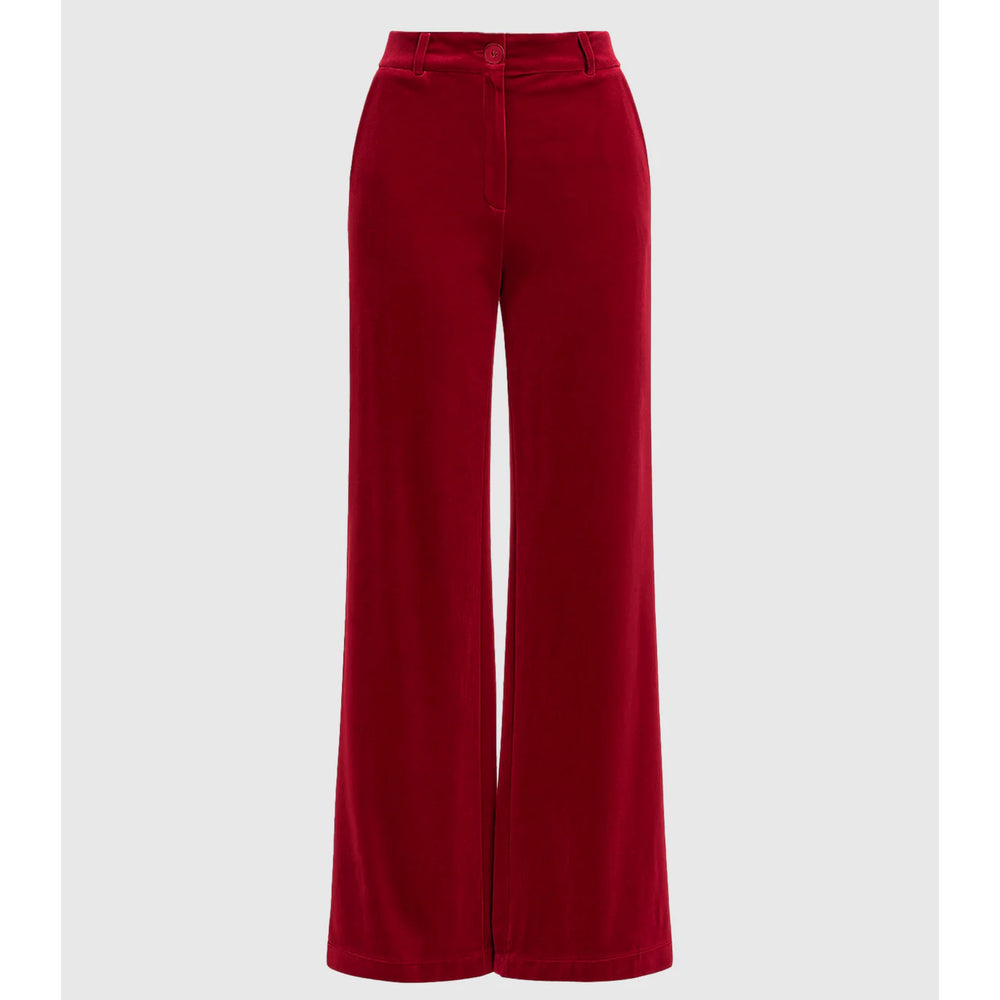 An’ge Pontalene Red Velvet Trousers