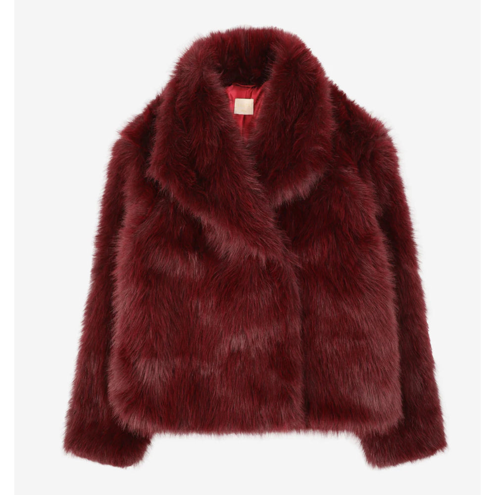 Monroe Berry Faux Fur Jacket