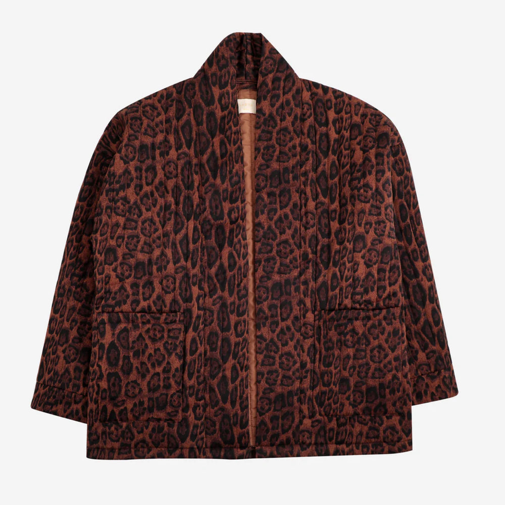 Leopard Arwen Quilted Jacket