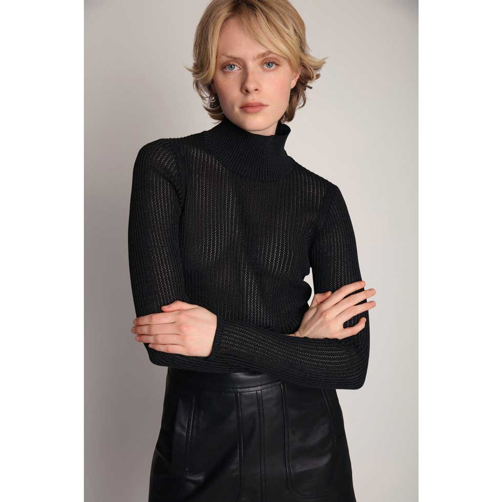 Munthe Liandra Black Knit