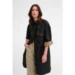 My Essential Wardrobe Lana Leather Shirt