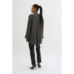My Essential Wardrobe May Raven Grey Blouse