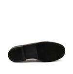 Pavement Shelley Black-Metallic Leather Loafers