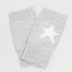 Grey Star Wrist Warmers