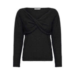 GESTUZ Alpha Knit Black Top