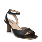 Angulus Black Leather Sandals