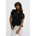 My Essential Wardrobe Black O Tee