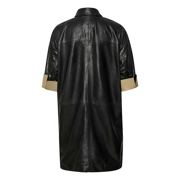 My Essential Wardrobe Lana Leather Shirt