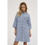 My Essential Wardrobe Malo Light Denim Dress