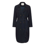 My Essential Wardrobe Lara Indigo Trenchcoat