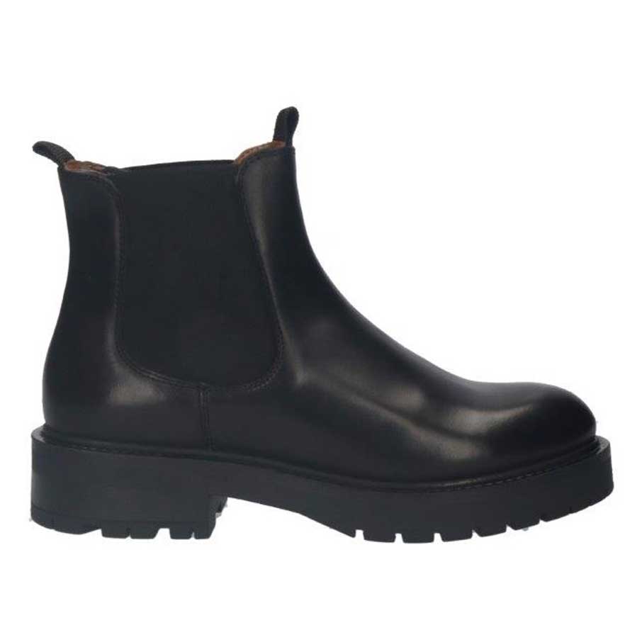 Pavement Marit Black Wool Leather Boots