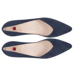 Hogl Navy Suede Heels