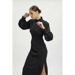 GESTUZ Roamlee Long Black Dress